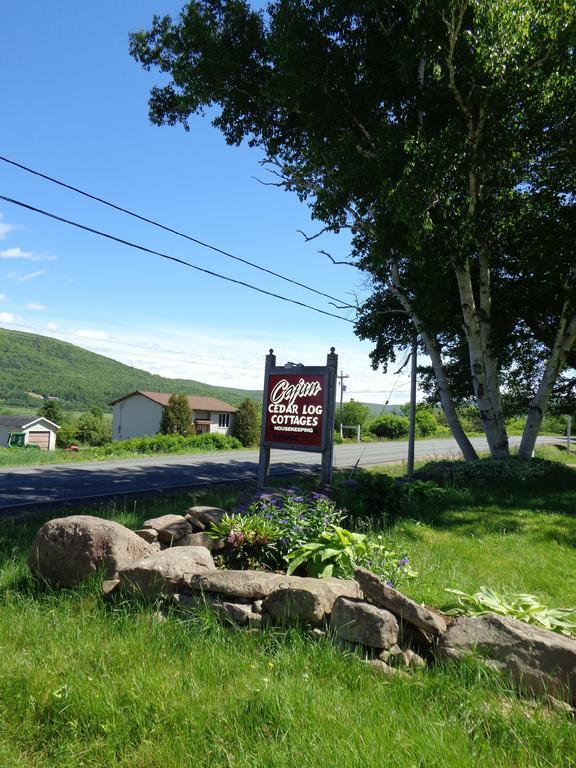 Cajun Cedar Log Cottages Margaree Forks Exterior photo